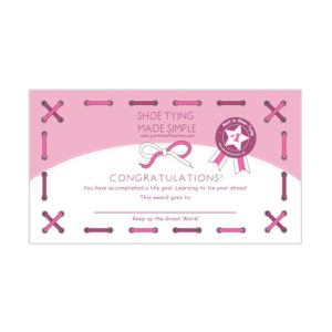 stms certificate pink and white