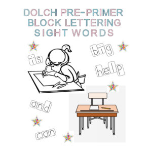 Dolce Pre-Primer Sight Words Words